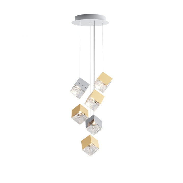 Cubic Luster Cascade Chandelier - Vakkerlight
