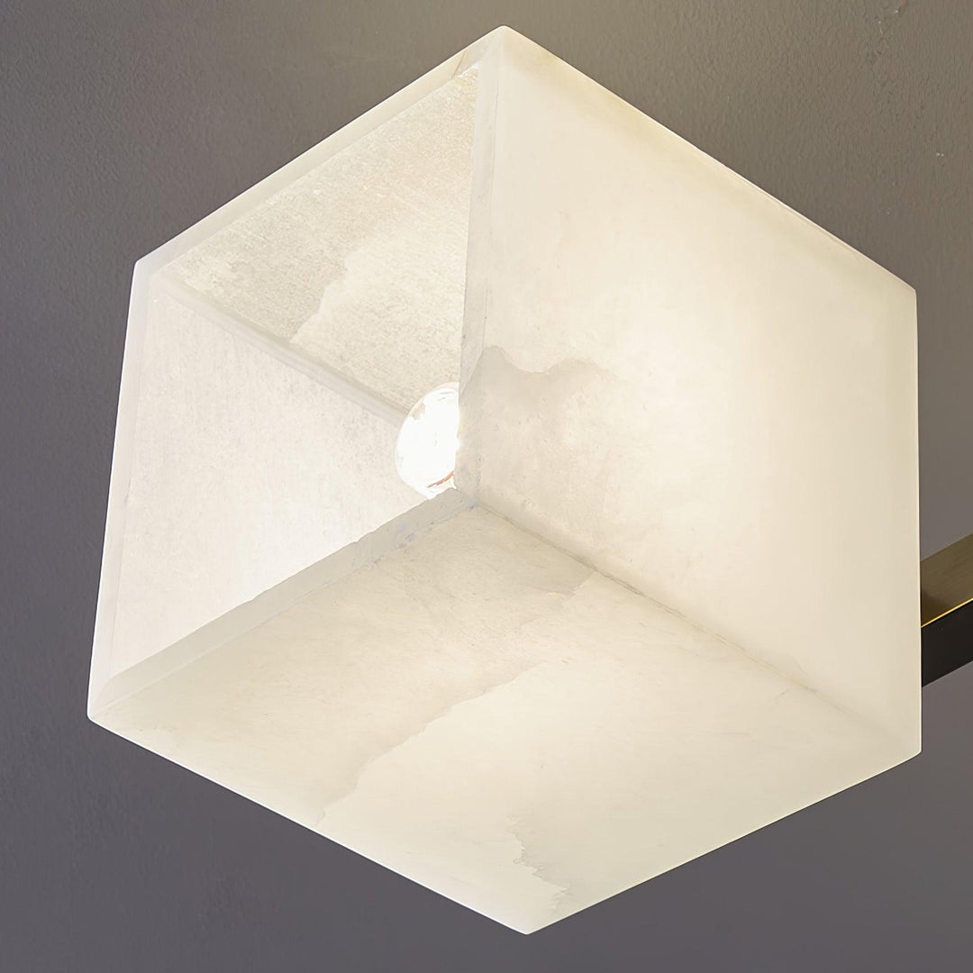 Cubist Alabaster Cluster Ceiling Lamp - Vakkerlight