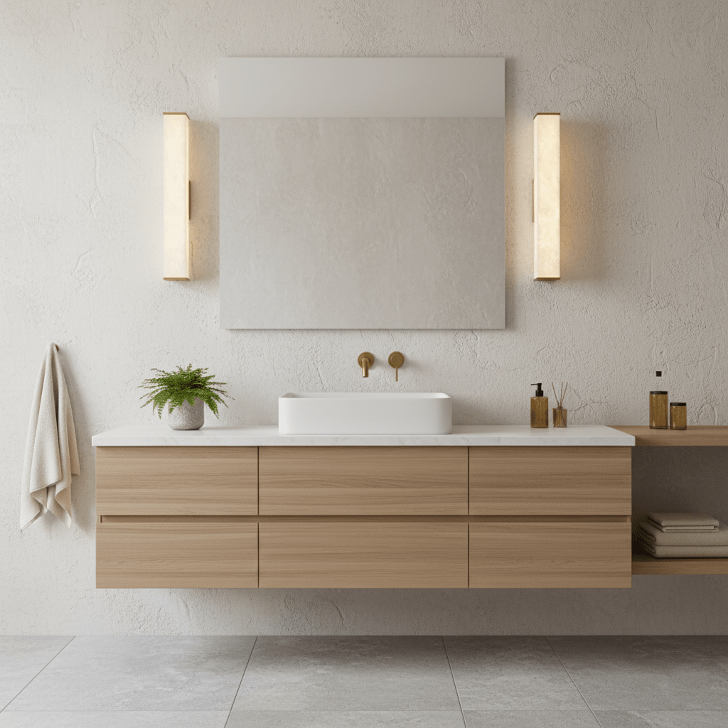 Cuboid Alabaster Wall Light - Vakkerlight