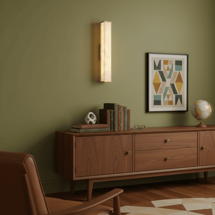 Cuboid Alabaster Wall Light - Vakkerlight