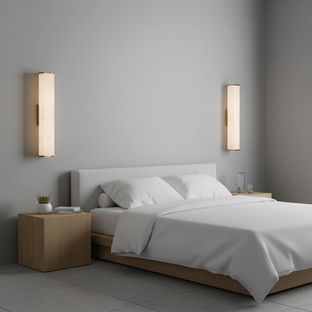 Cuboid Alabaster Wall Light - Vakkerlight