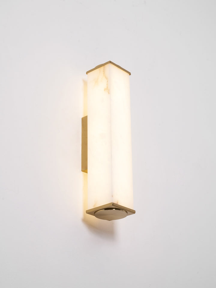 Cuboid Alabaster Wall Light - Vakkerlight