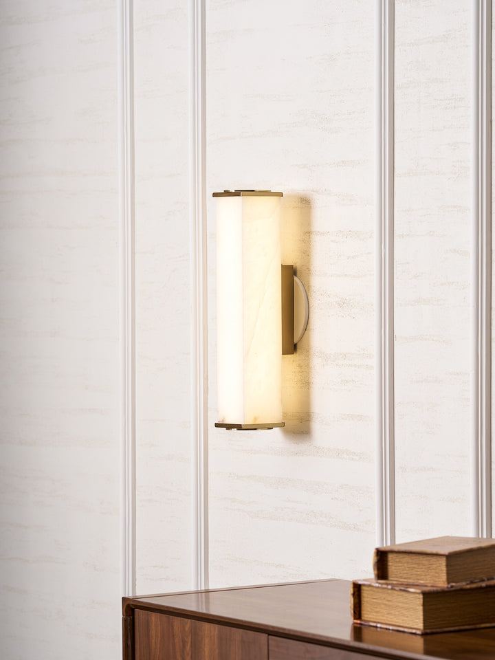Cuboid Alabaster Wall Light - Vakkerlight