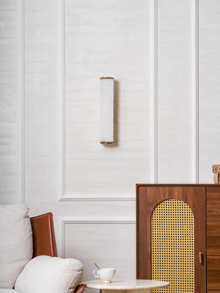 Cuboid Alabaster Wall Light - Vakkerlight