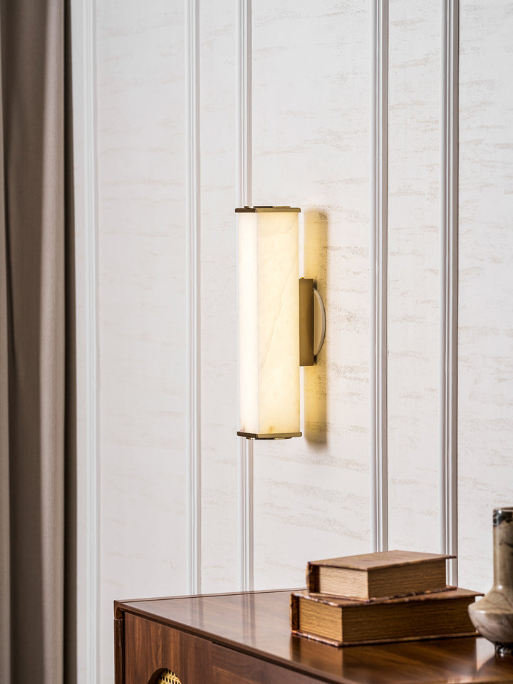 Cuboid Alabaster Wall Light - Vakkerlight