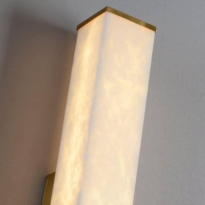 Cuboid Alabaster Wall Light - Vakkerlight