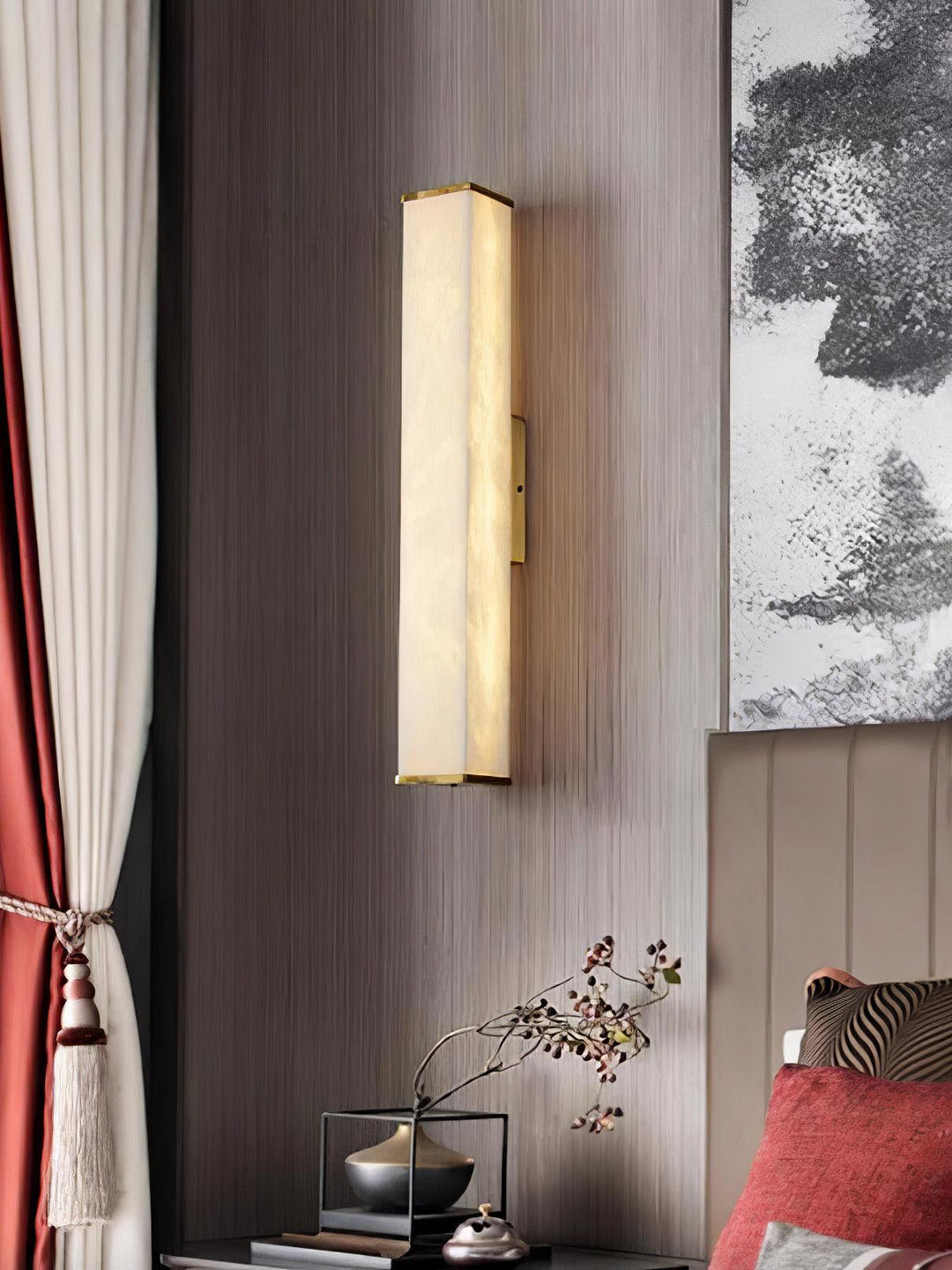 Cuboid Alabaster Wall Light - Vakkerlight