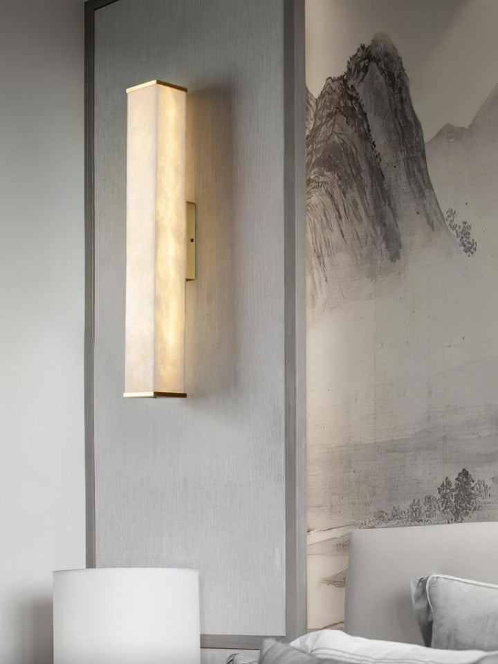 Cuboid Alabaster Wall Light - Vakkerlight