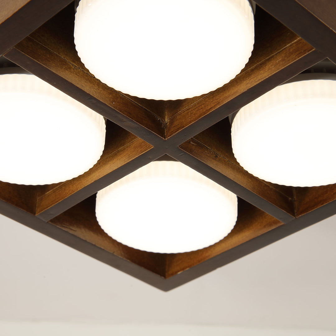 Cobra Wood Ceiling Light - Vakkerlight