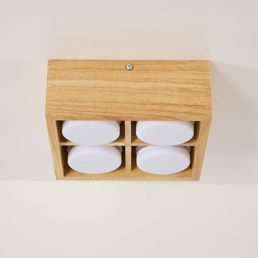 Cobra Wood Ceiling Light - Vakkerlight