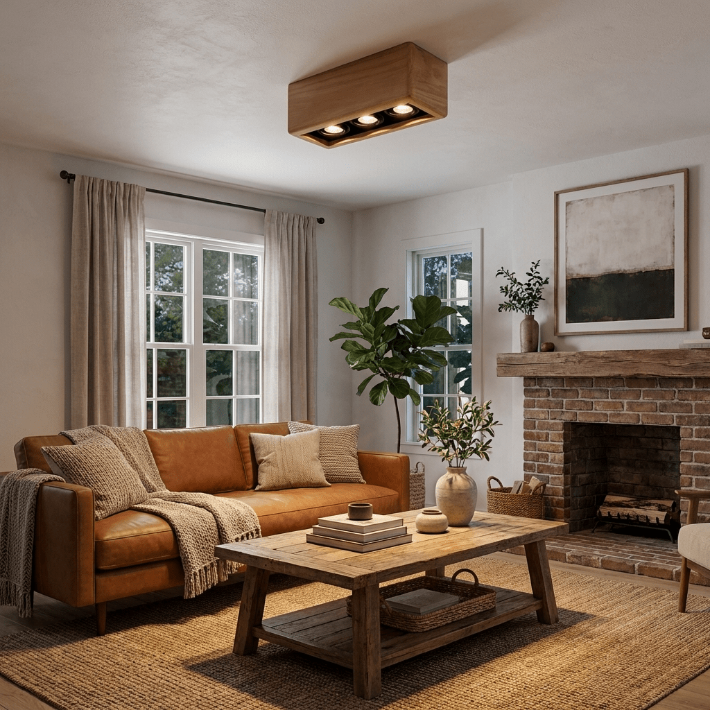 Cubro Wood Ceiling Spot - Vakkerlight