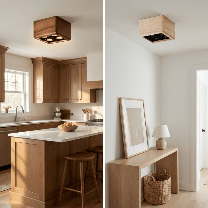 Cubro Wood Ceiling Spot - Vakkerlight
