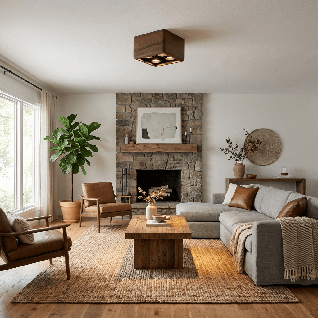 Cubro Wood Ceiling Spot - Vakkerlight