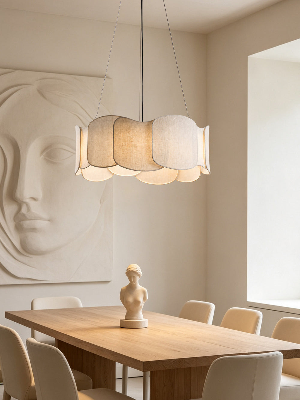 Cumulus Cloud Fabric Pendant Lamp - Vakkerlight