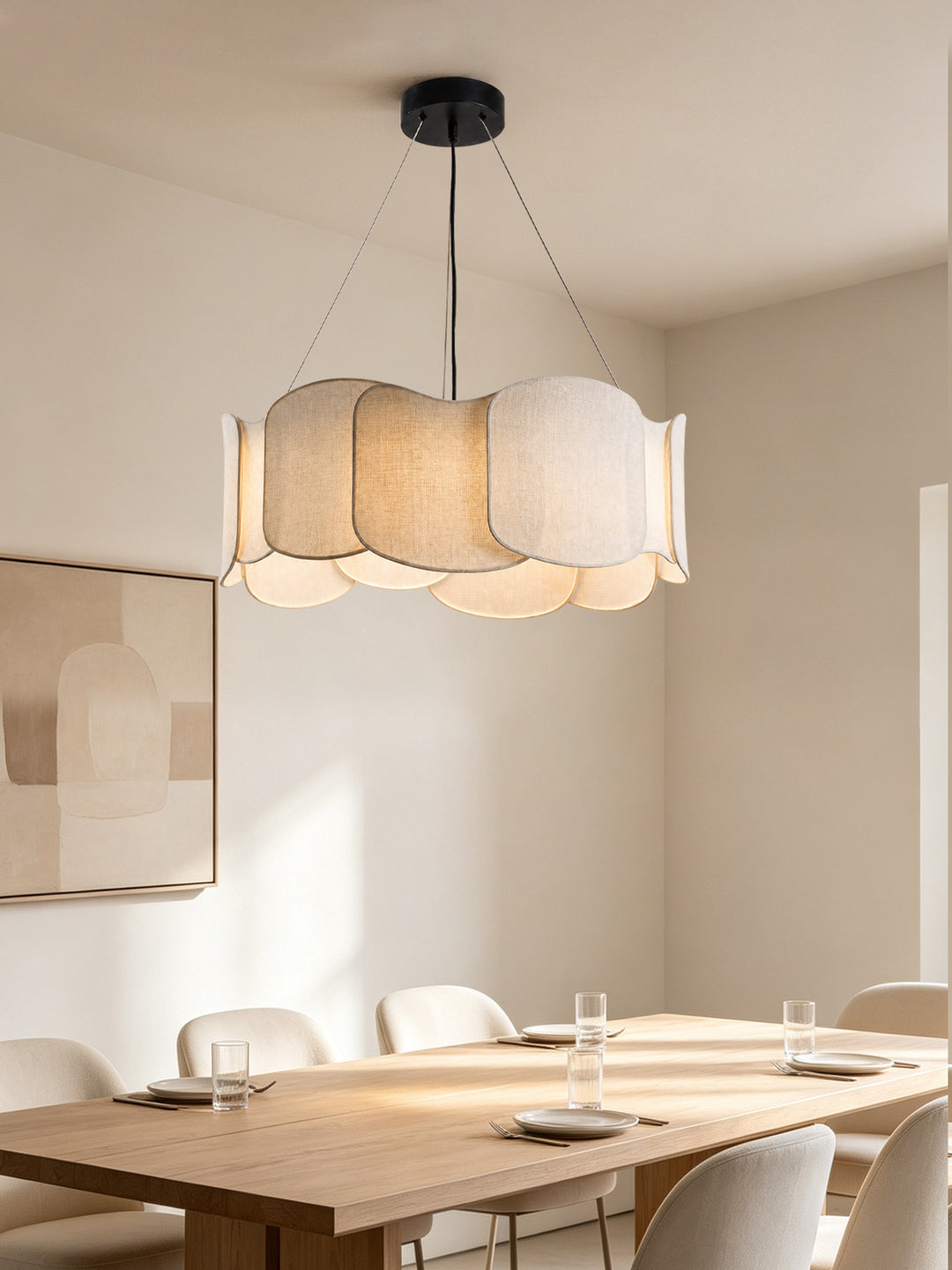 Cumulus Cloud Fabric Pendant Lamp - Vakkerlight