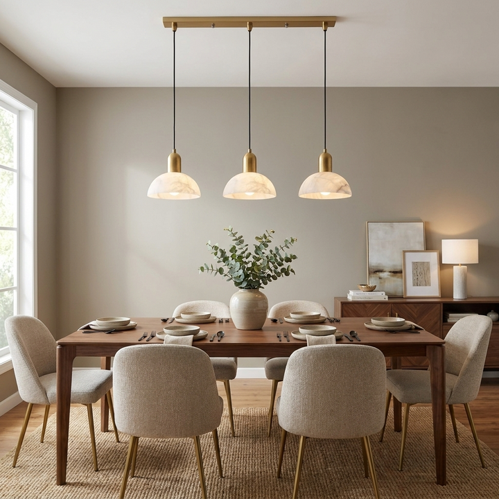 Cupola Alabaster Pendant Lamp