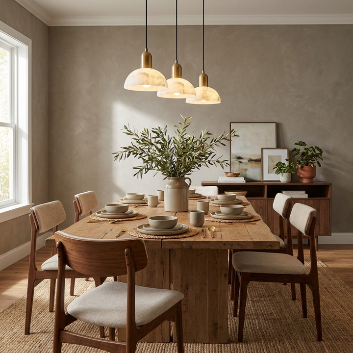 Cupola Alabaster Pendant Lamp