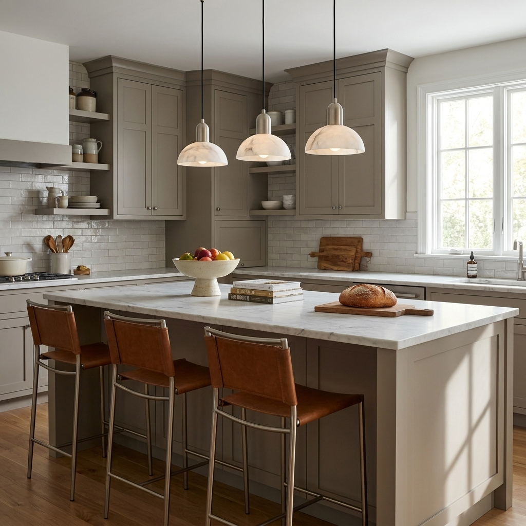 Cupola Alabaster Pendant Lamp