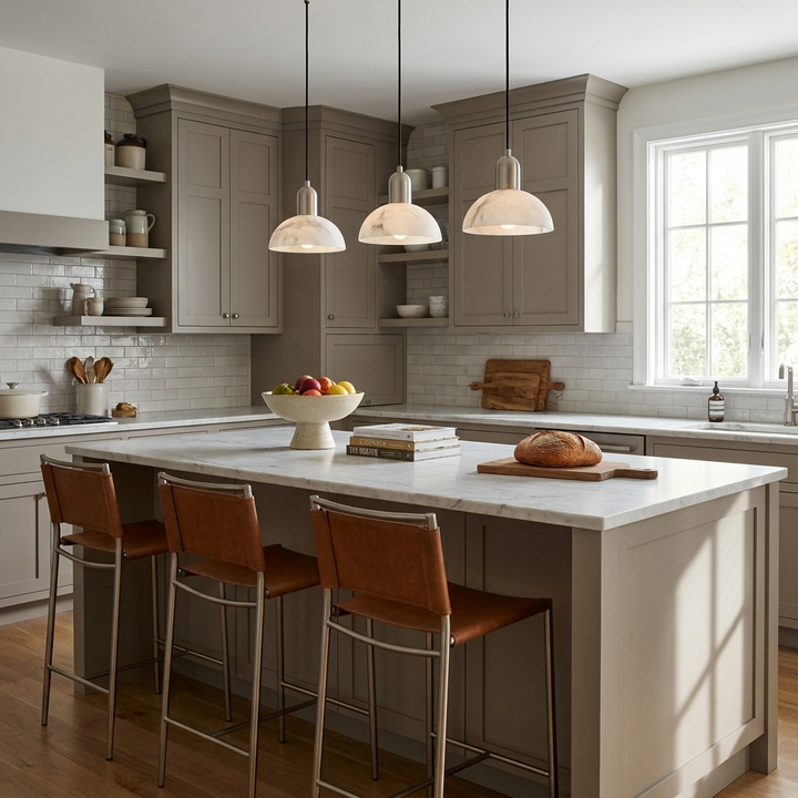 Cupola Alabaster Pendant Lamp