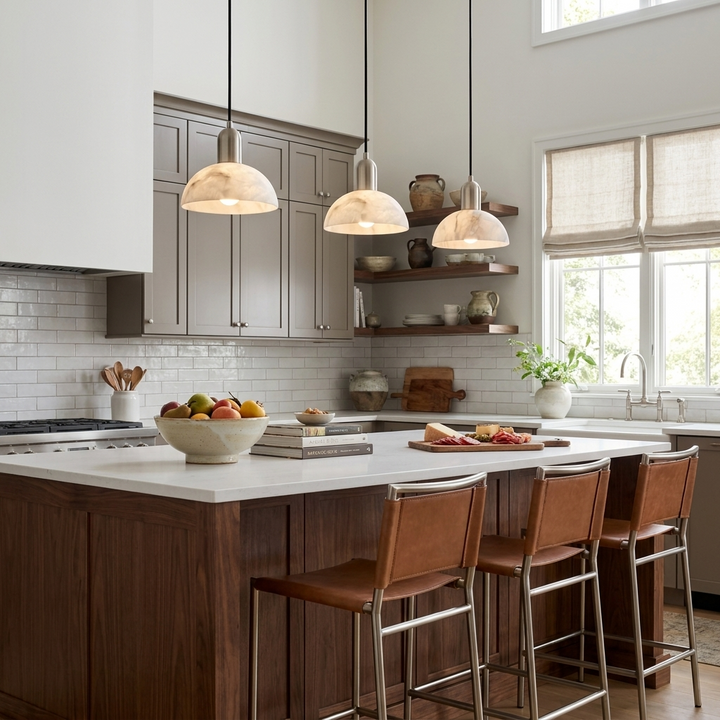 Cupola Alabaster Pendant Lamp