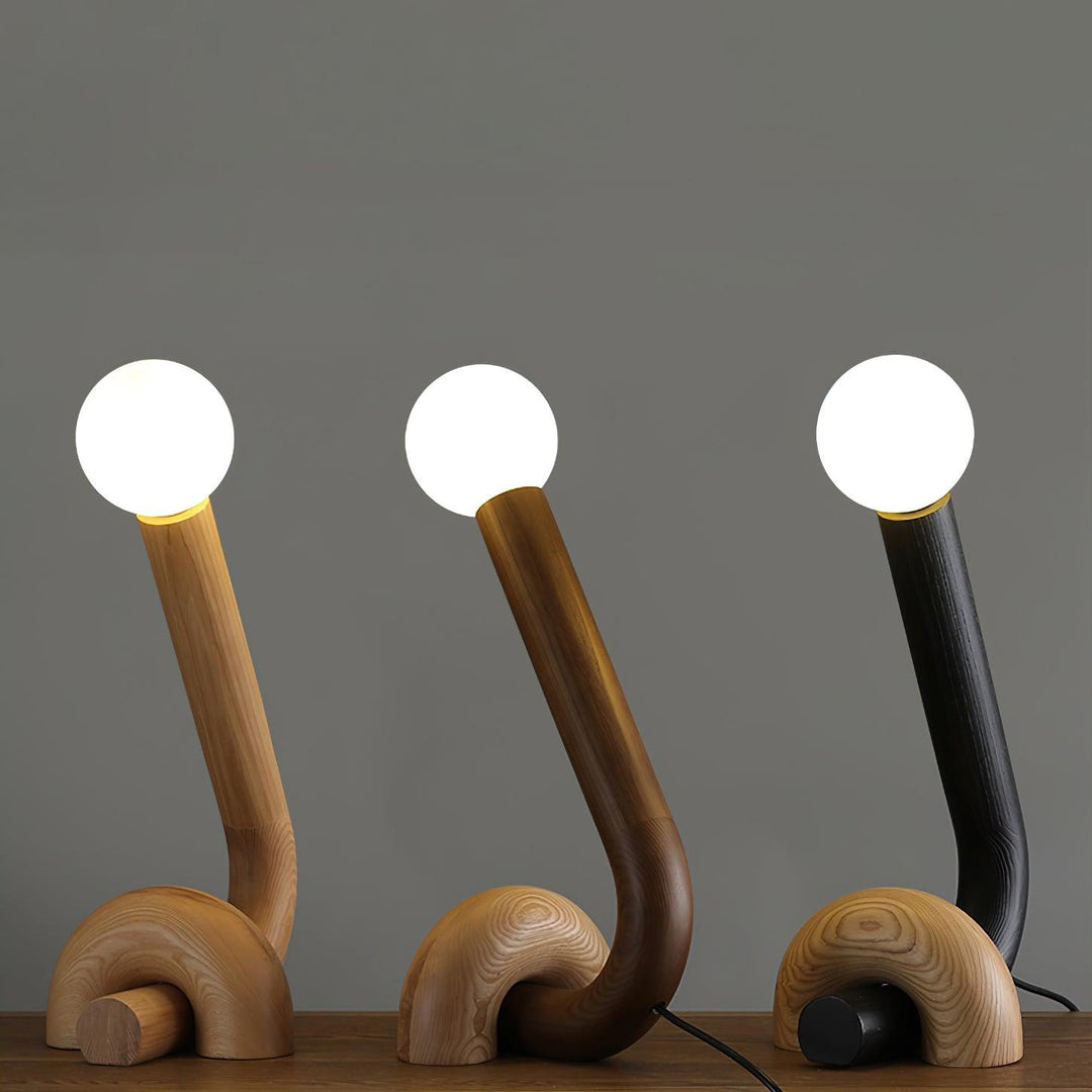 Curled Table Lamp - Vakkerlight