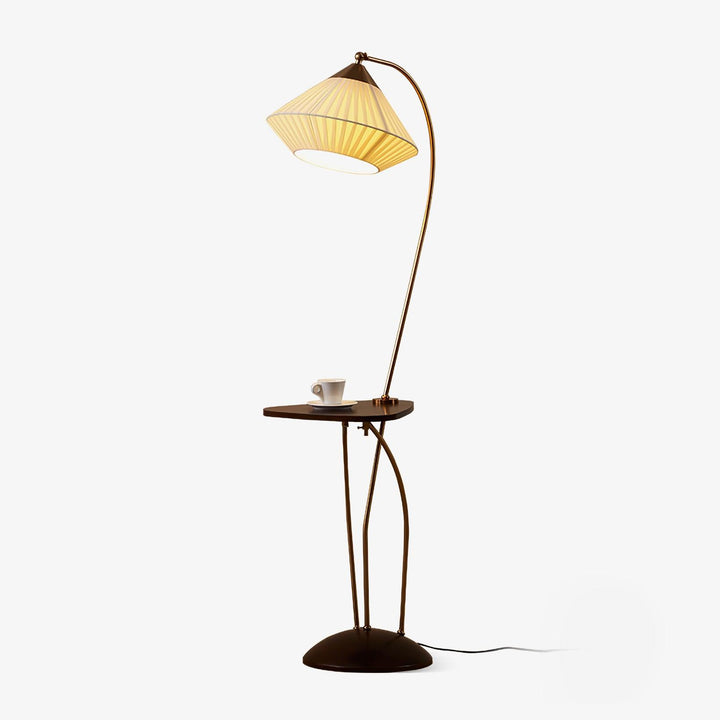 Curve With Table Floor Lamp - Vakkerlight