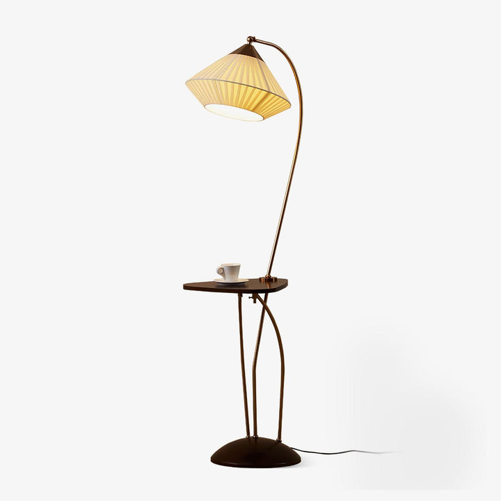 Curve With Table Floor Lamp - Vakkerlight