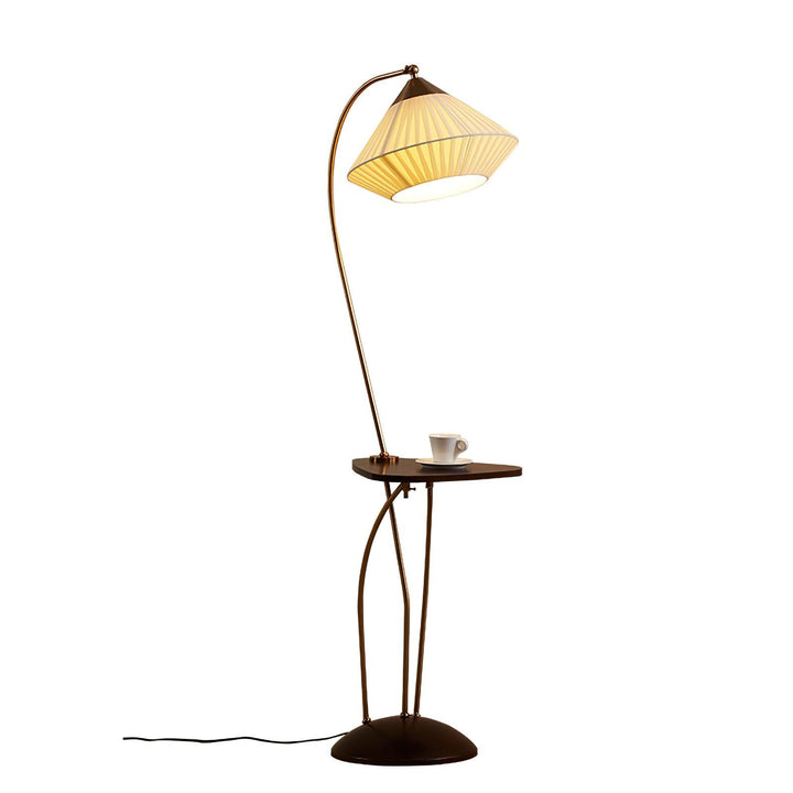 Curve With Table Floor Lamp - Vakkerlight