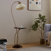 Curve With Table Floor Lamp