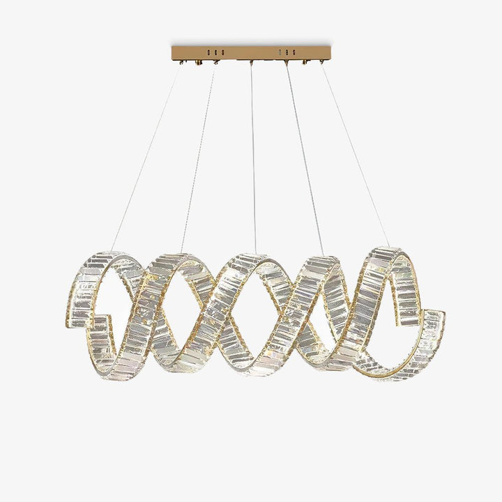 Curved LED Chandelier - Vakkerlight