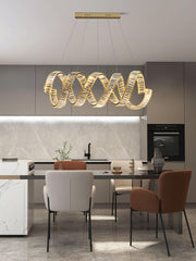 Curved LED Chandelier - Vakkerlight