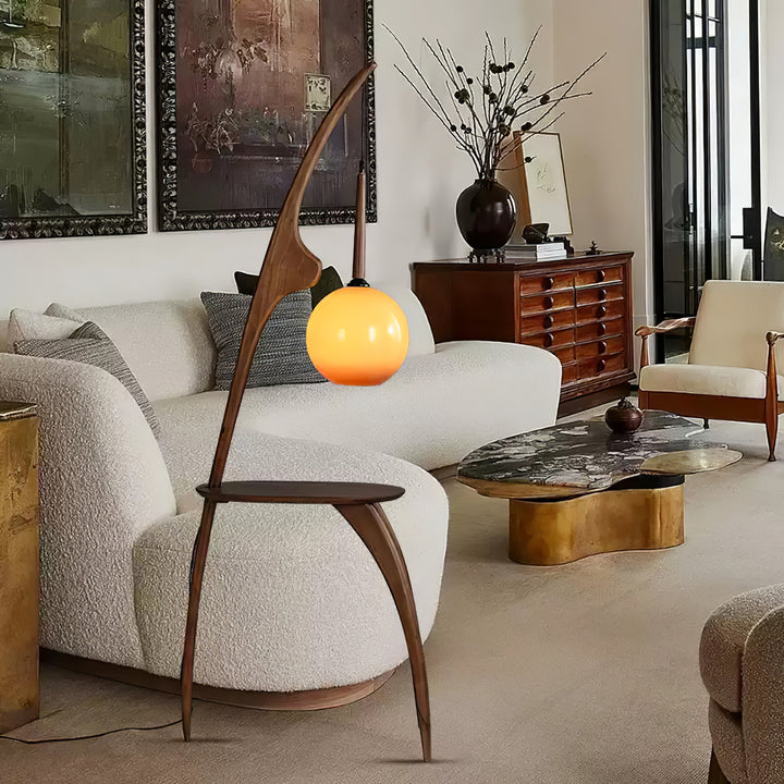 Curved Mantis Arm Floor Lamp - Vakkerlight