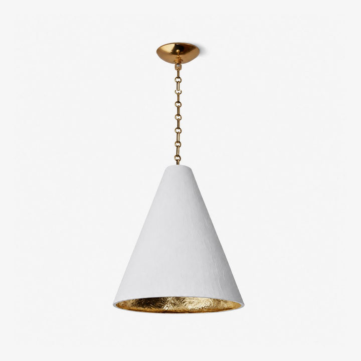 Cuspide Plaster Cone Pendant Light - Vakkerlight