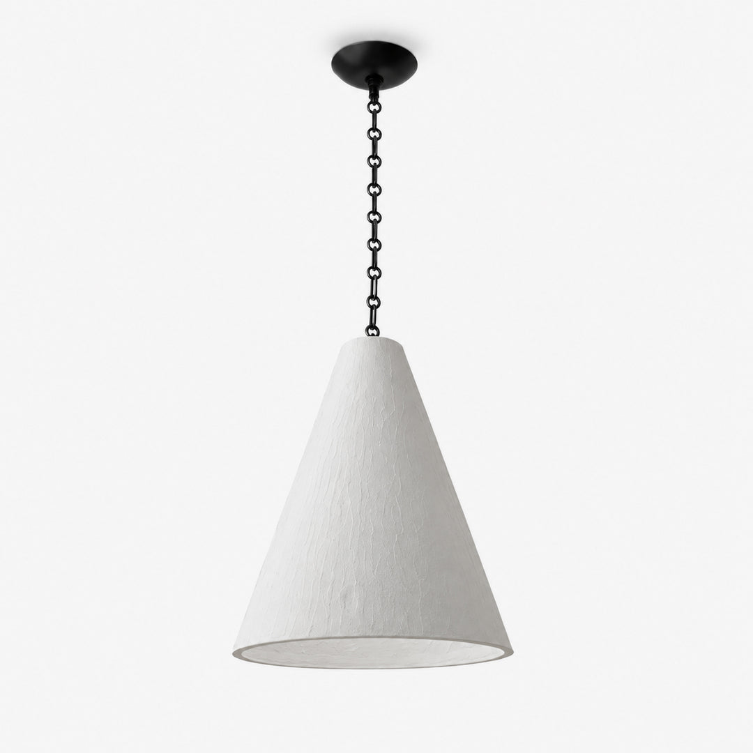 Cuspide Plaster Cone Pendant Light - Vakkerlight