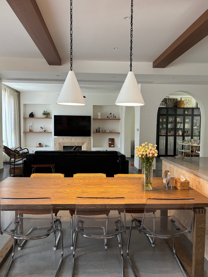 Cuspide Plaster Cone Pendant Light - Vakkerlight