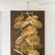 Cattail Leaf Chandelier - Vakkerlight