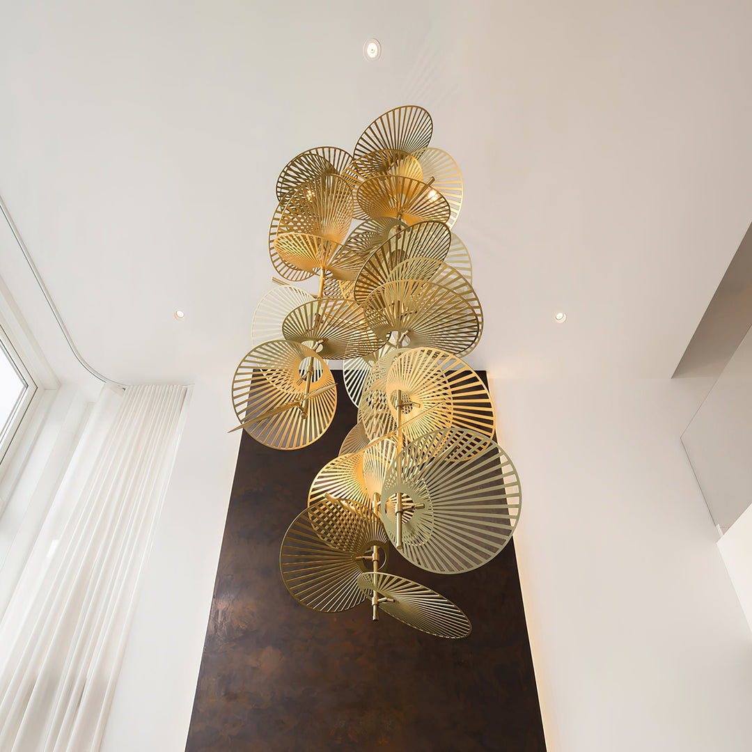 Cattail Leaf Chandelier - Vakkerlight