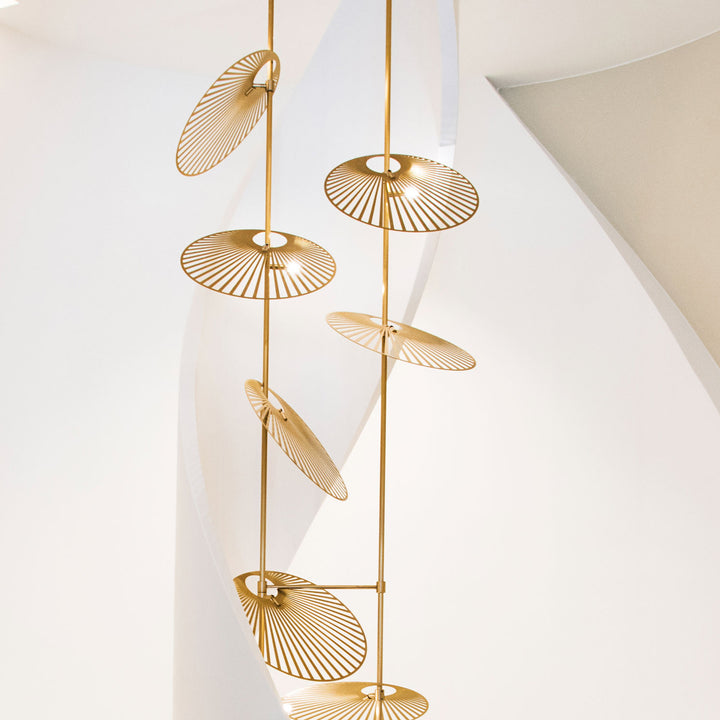 Cattail Leaf Chandelier