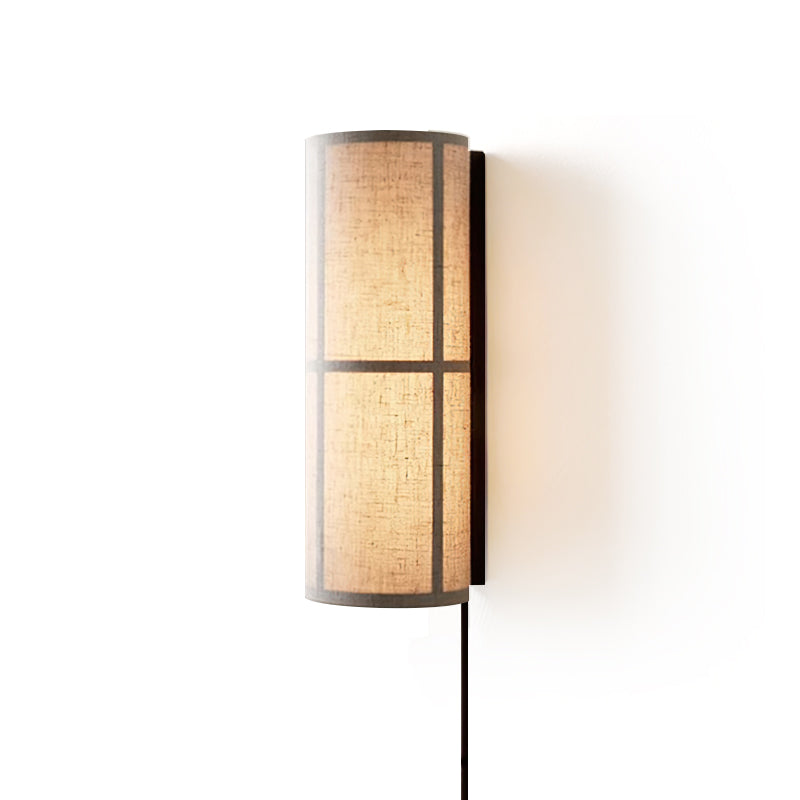 Cylinder Fabric Wall Lamp