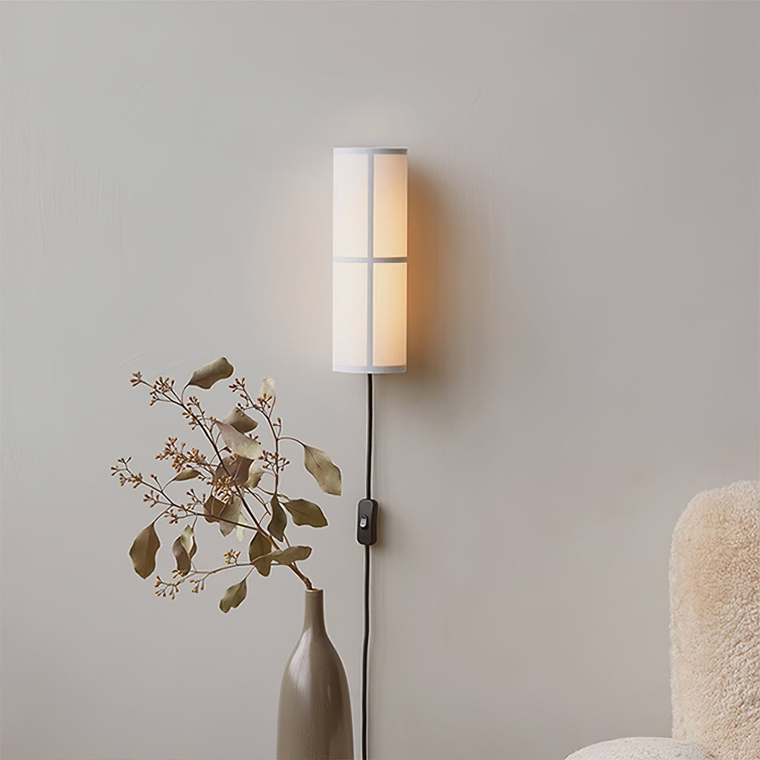 Cylinder Fabric Wall Lamp - Vakkerlight