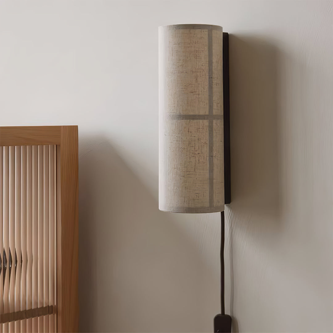 Cylinder Fabric Wall Lamp - Vakkerlight