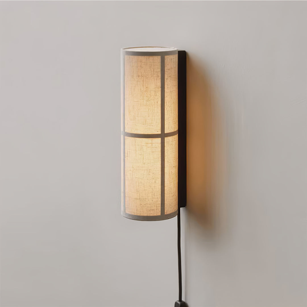 Cylinder Fabric Wall Lamp - Vakkerlight