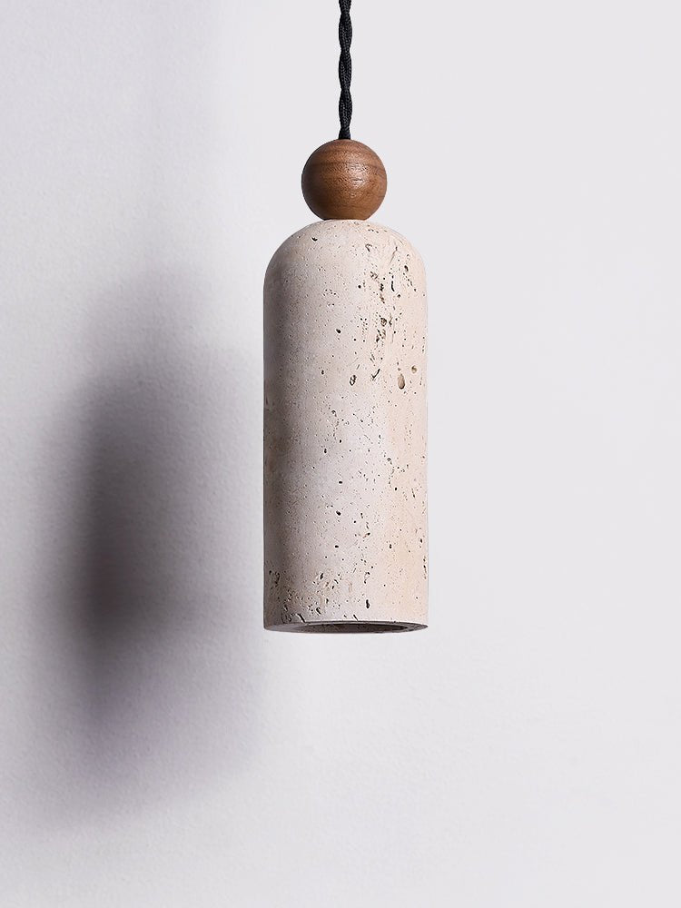 Cylinder Wood Bead Pendant Light - Vakkerlight