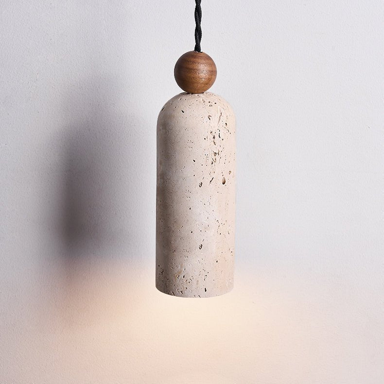 Cylinder Wood Bead Pendant Light - Vakkerlight