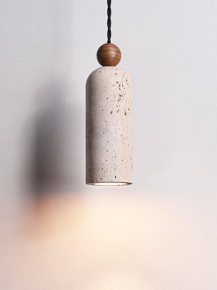 Cylinder Wood Bead Pendant Light - Vakkerlight