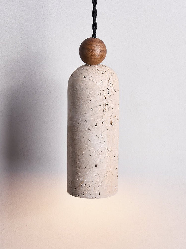 Cylinder Wood Bead Pendant Light - Vakkerlight