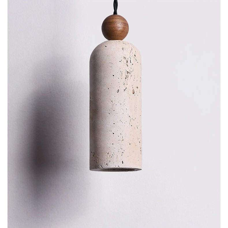Cylinder Wood Bead Pendant Light - Vakkerlight