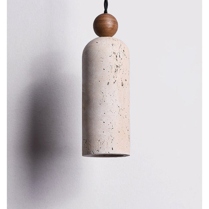 Cylinder Wood Bead Pendant Light - Vakkerlight