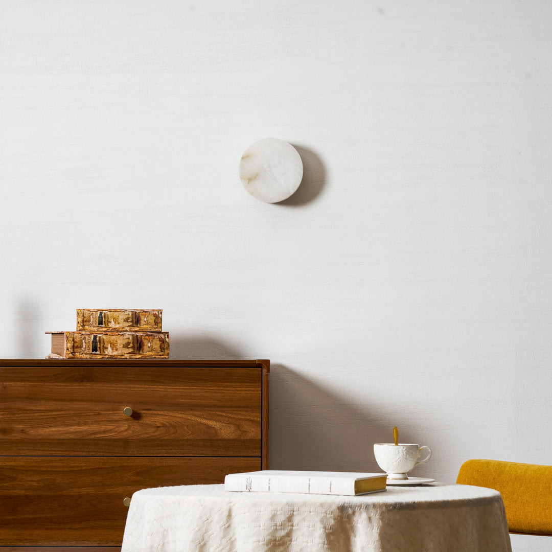 Cylindrical Alabaster Wall Light - Vakkerlight