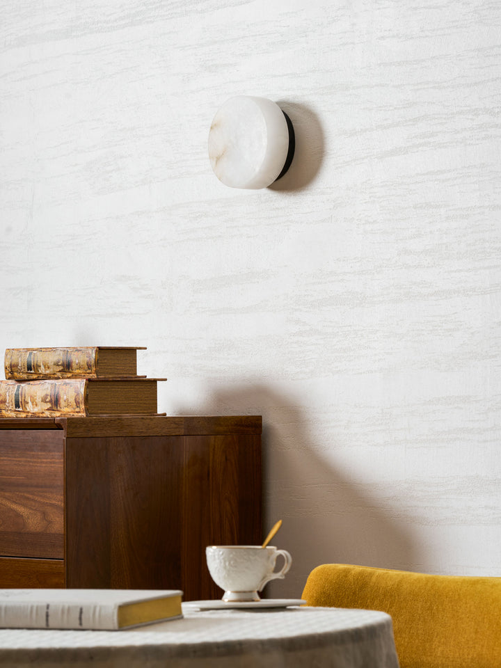 Cylindrical Alabaster Wall Light - Vakkerlight